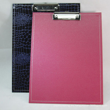 A4 Especial de archivo de PVC Clip Board / File Holder Clip Junta